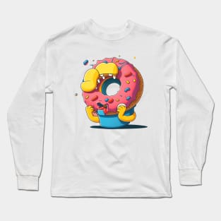 Abstract Donut Long Sleeve T-Shirt